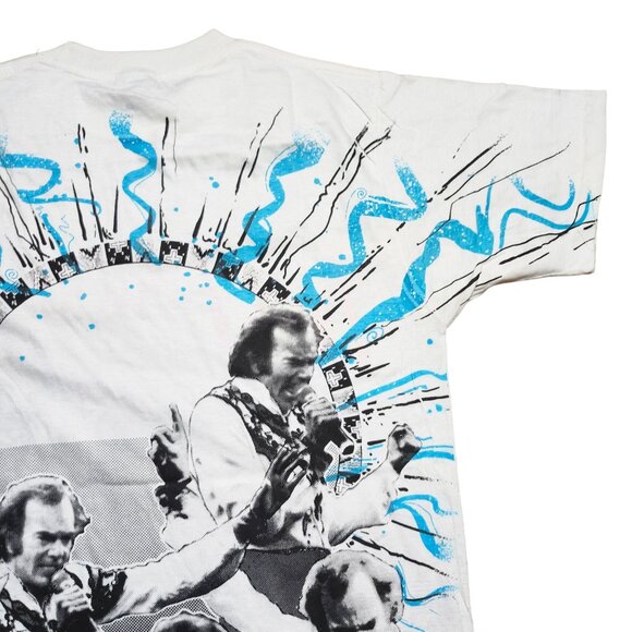 Vintage Neil Diamond In The Round 92-93 Tour T-Shirt Large All Over Graphics - Picture 9 of 10